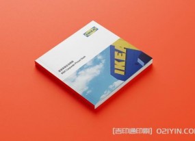 橙色系企業(yè)畫(huà)冊印刷